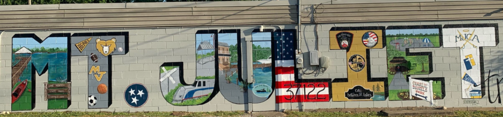 Mt. Juliet TN mural showcasing local community art